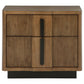 Terrace - 2-Drawer Nightstand Bedside Table - Ash Brown