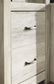 Bellaby - Entertainment Center - TV Stand With Faux Firebrick Fireplace Insert - Whitewash