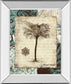 Secret Fern IV By Michael Marcon - Mirror Framed Print Wall Art - Beige