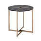 Bromia - End Table - Black & Champagne