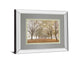 Autumn's Peace By Frank A - Mirror Framed Print Wall Art - Dark Gray