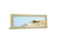 Beachscape L By James Mcloughlin - Framed Print Wall Art - Light Blue