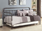 Livingston - Metal Twin Daybed With Trundle - Dark Bronze