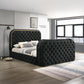 Kana - Bed With LED, Fireplace & TV Stand