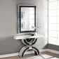 Nysa - 47" X 32" Accent Mirror - Mirrored & Faux Crystals