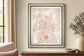 22x26 World Traveler Textile I By June Erica Vess - Pink