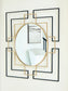 Oceanal - Accent Mirror - Black / Gold Finish