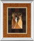 Divine Grace Il By Rob Hefferan - Mirror Framed Print Wall Art - Light Brown