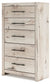 Lawroy - Five Drawer Chest - Light Natural