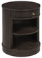 Leighmour - Accent Table - Dark Brown