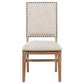 Middleton - Upholstered Dining Side Chair Beige (Set of 2) - Natural