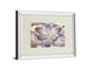 Petal Perfect By Assaf Frank - Mirror Framed Print Wall Art - Beige