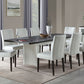 Carena - Dining Table With Leaf - White & Brown