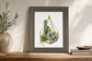 22x26 Wild Terrarium IV By Grace Popp - Green