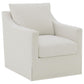 Winter - Upholstered Sloped Arm Accent Swivel Chair