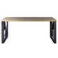 Jennavieve - Executive Writing Desk - Gold Aluminum