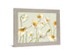 Golden Poppy Whimsy - 28" x 34" Framed Wall Art - Beige
