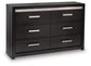 Brizmore - Six Drawer Dresser - Black