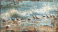 Mess On The Beach (Framed) - Light Blue