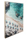 Cove Reverie I Hand-Embellished Canvas In Frame - Natural / Teal