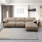 Veata - Sectional Sofa - Light Brown Suede