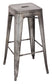 Kiara - Stool (Set of 2) - Antique Silver