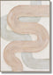 Serene Uplift - 28" x 40" Framed Wall Art - Beige