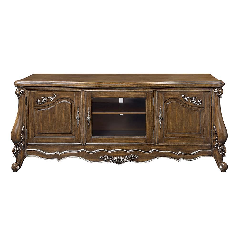 Latisha - TV Stand - Antique Oak