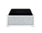 Noralie - Ottoman With Storage - Mirrored & Faux Diamonds