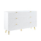 Gaines - 55" Dresser - White High Gloss