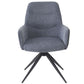 Hester - Arm Chair Set of 2) - Gray Fabric