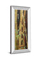 Bamboo Finale Il By Suzanne Wilkins - Mirror Framed Print Wall Art - Light Brown