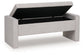 Akselman - Storage Bench - Gray