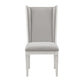 Katia - Hostess Chair (Set of 2) - Light Gray & Weathered White