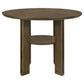 Ottowa - 5 Piece Round Counter Height Dining Room Set - Brown