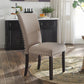 Nolan - Side Chair Set of 2) - Linen & Salvage Dark Oak