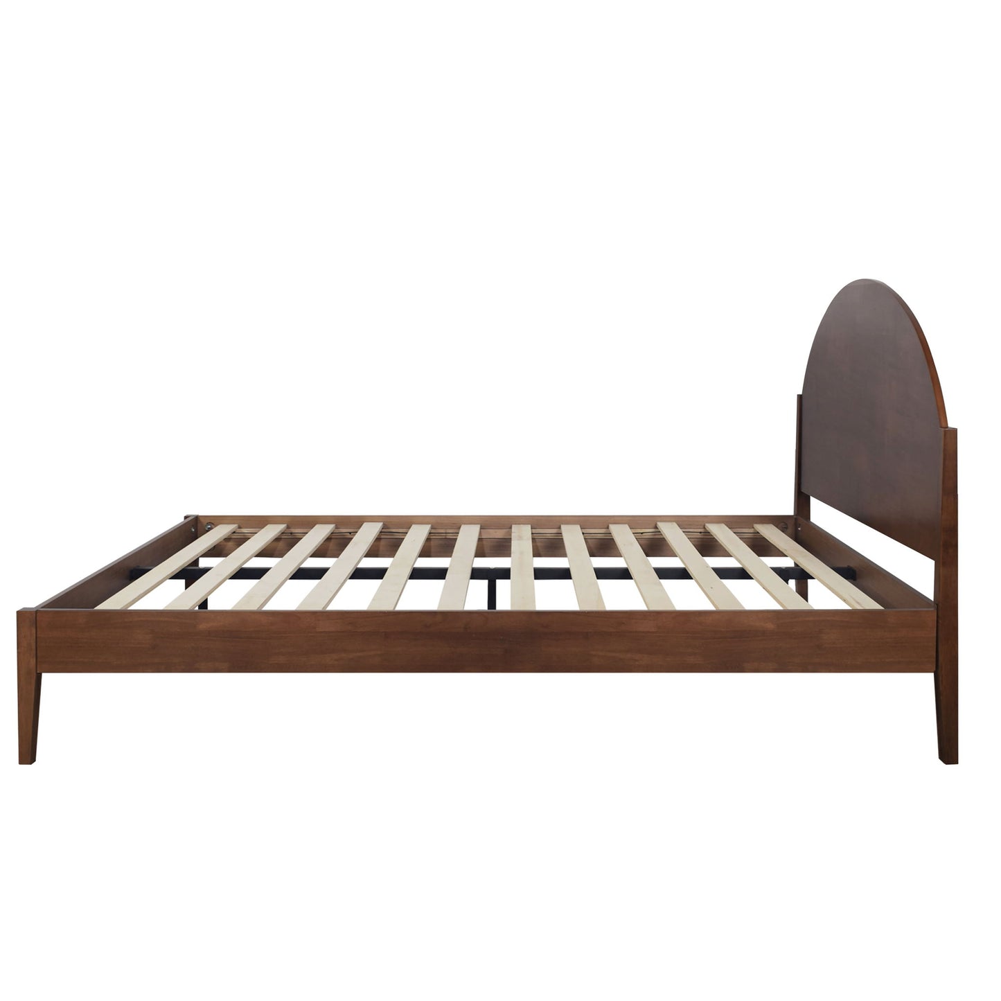 Rowland - 5/0 Queen Platform Bed Only - Walnut