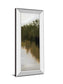 River Journey By Megan Lightell - Framed Print Wall Real Glass - Dark Brown