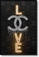 Glowing Urban Glam - 33" x 48" Framed Wall Art - Black