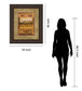 Centimento I By Douglas - Framed Print Wall Art - Light Brown