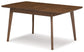 Lyncott - Rectangular Dining Room Butterfly Extension Table - Brown