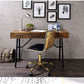 Jalia - Writing Desk - Rustic Oak & Black