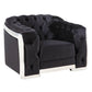 Pyroden - Chair - Black Velvet & Chrome
