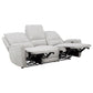 Sylmar - Chenille Upholstered Power Reclining Sofa - Dove Gray