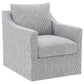Winter - Upholstered Sloped Arm Accent Swivel Chair