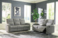 Gauntlet - 2 Pc. - Reclining Sofa And Loveseat - Sterling