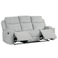 Galya - Motion Sofa - Light Gray Chenille