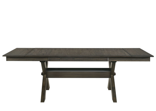Gulliver - Dining Table Top & Base - Dark Brown