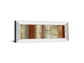 Juncture Il By Tom Reeves - Mirror Framed Print Wall Art - Light Brown