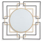 Oceanal - Accent Mirror - Black / Gold Finish